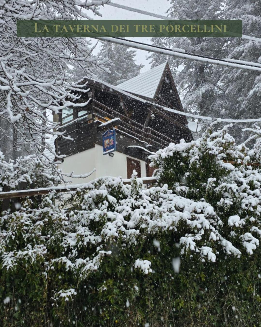 Chalet Natura La Taverna Dei 3 Porcellini Cavaliere  Ngoại thất bức ảnh